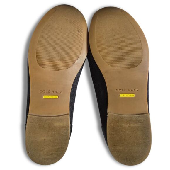 Cole Haan Grand 360 Modern Classics Loafers Women’s 6 Black Knit Slip-On Flats - Picture 10 of 12